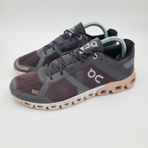ON Cloud Cloudflow Womens Lightweight Road Running Shoe Trainer Gray Pink US 9.5